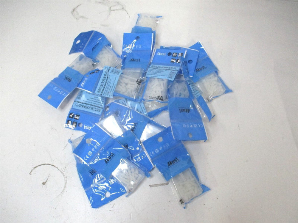Akust (SK03-0022-AKS) #6-32 x 12.7 Rustless Slotted Pan Head Screw - Lot of 18