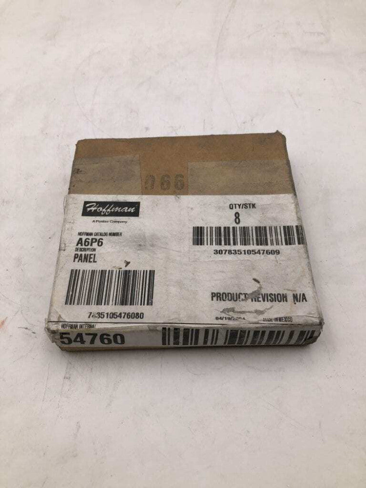 Hoffman A6P6 5" X 5" White Steel Internal Panel for Junction Box -NIB of 8