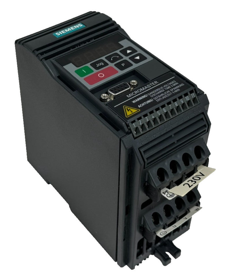 NEW SIEMENS 6SE9212-1CA40 MICROMASTER DRIVE 208/240V 47-63HZ
