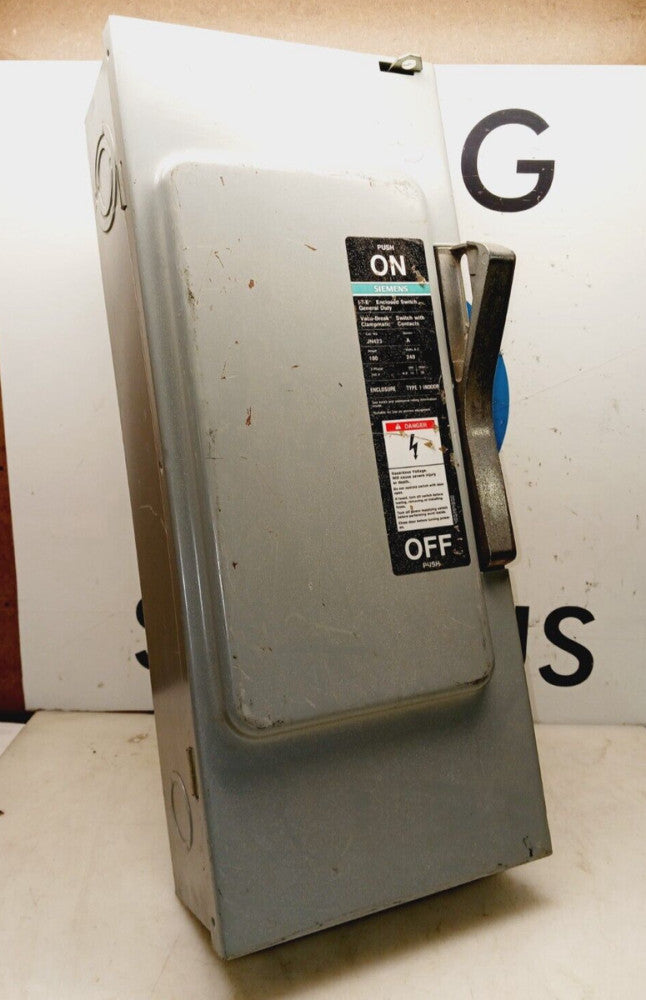 NEW SIEMENS JN423 100 AMP NON-FUSED GENERAL DUTY SAFETY SWITCH 3 POLE 240 VAC