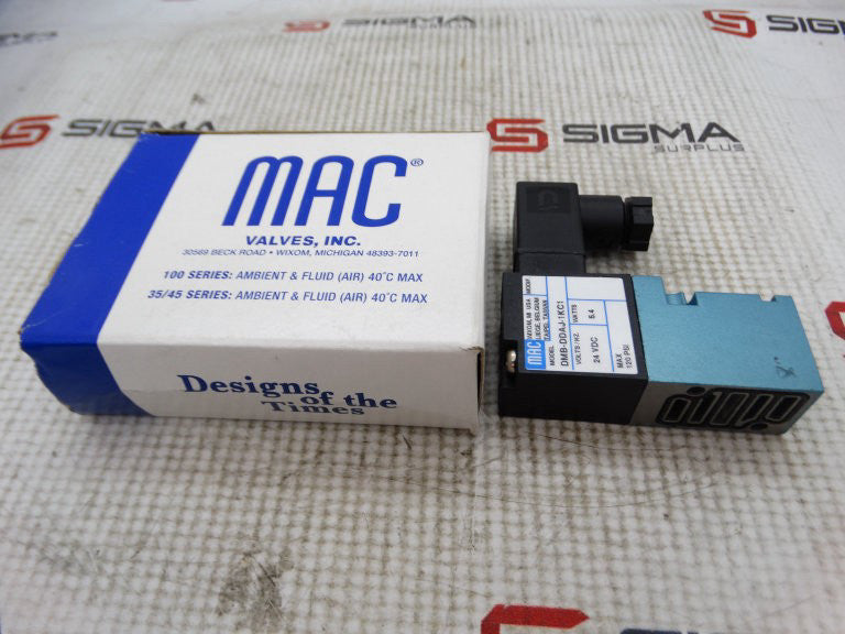 MAC VALVES INC DMB-DDAJ-1KC1 VALVE