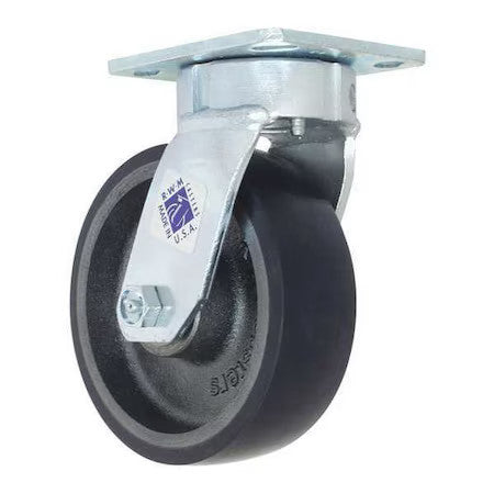Rwm 65-Uir-0620-S-42St-Icwb Kgpnls Plt Cstr,Swvl,Poly,6",1230 Lb,A