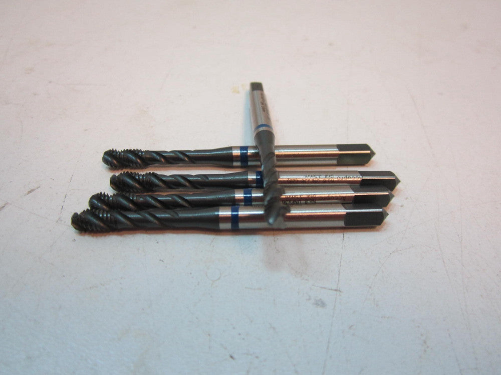 #8-36 HSSE 2B Blue Band Modified Bottoming Chamfer Stainless Tap - Lot of 5 