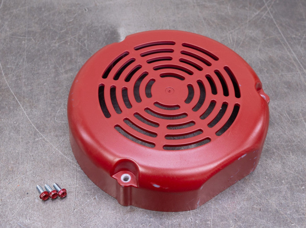 Leeson Electric Motor Rear Plastic Fan Cover Guard & Screws 56 Frame Farm Duty
