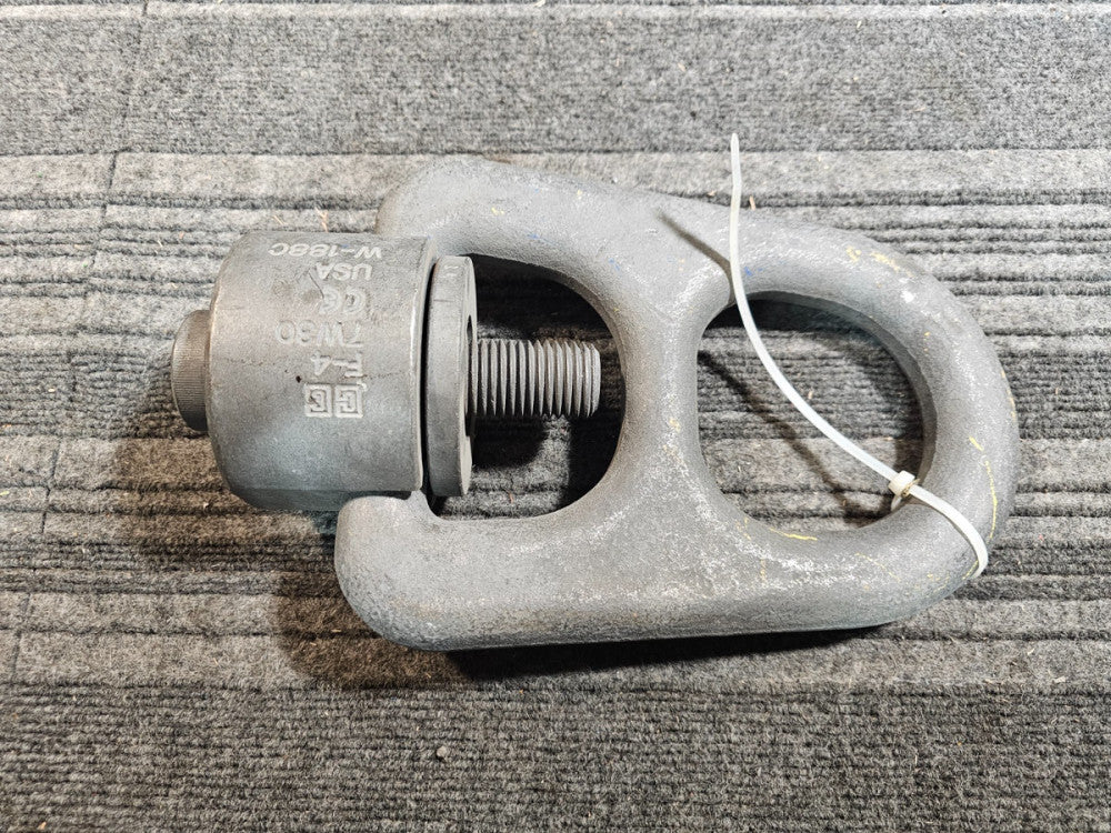 Crosby Swivel Hoist Ring WLL 12500 lbs 470 Torque in ft-lbs Galvanized Steel
