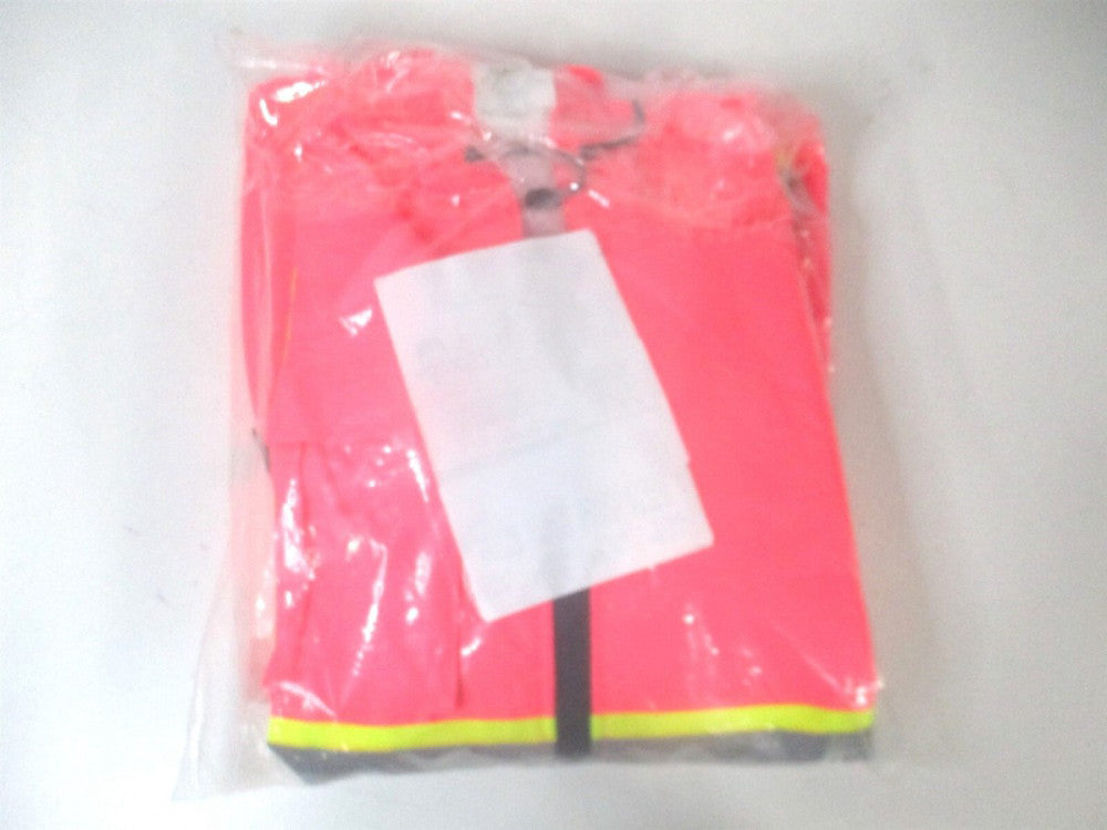 SMASYS Size Medium Outdoor Windbreaker Hi Vis Reflective Hooded Safety Jacket