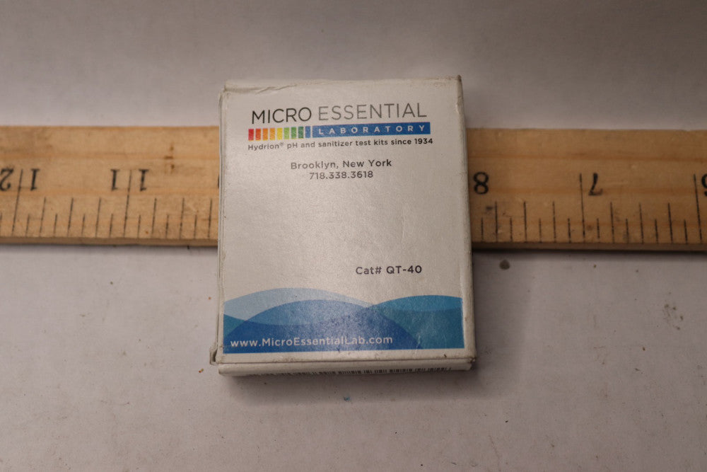 Micro Essential Laboratory Quaternary Sanitizer Solution Test Check Tape Paper