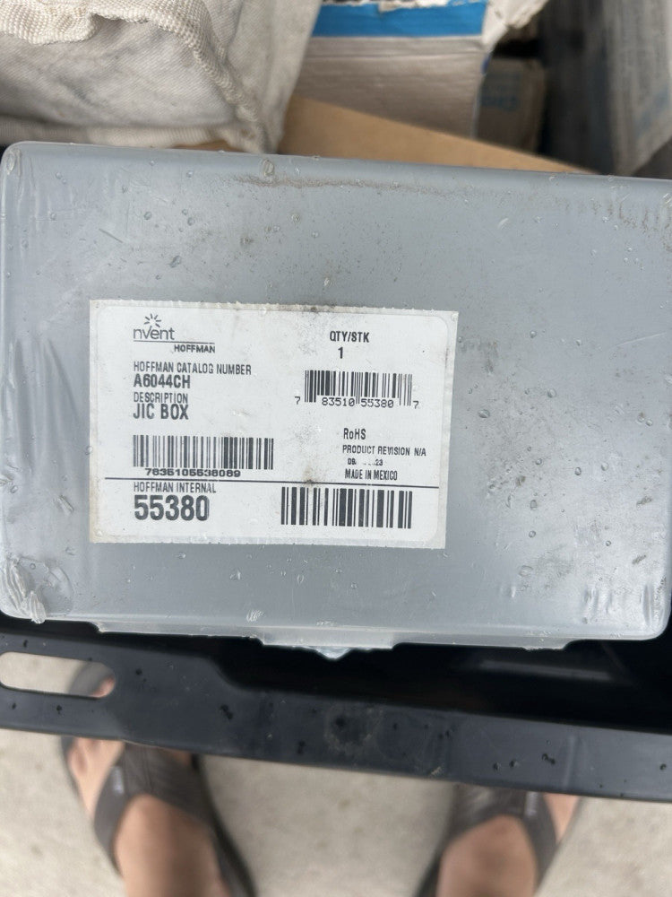 Hoffman A6044CH JIC Junction Box 6"x4"x4" NEMA 12 Steel Enclosure 