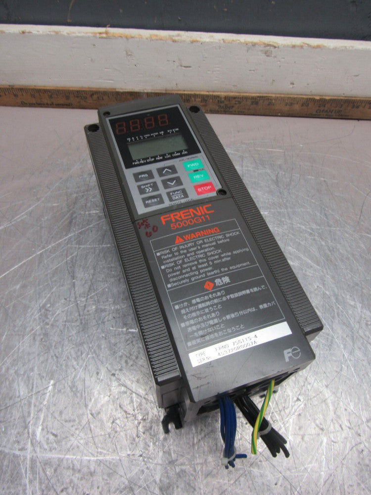 FUJI ELECTRIC FRENIC 5000G1 FRN0.75G11S-4 480V 1.9KVA 3PH XLNT USED TAKEOUT !!
