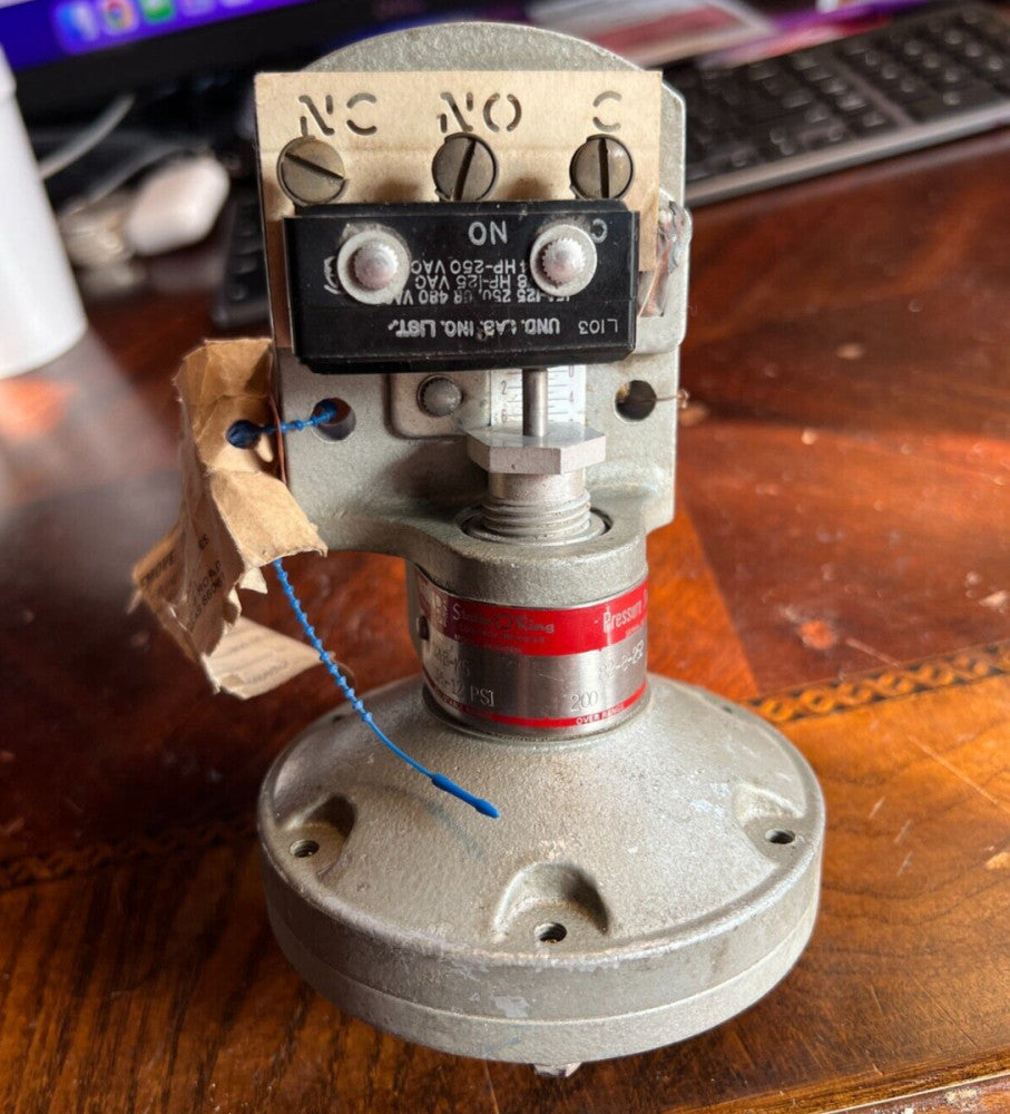 SOR Static O'Ring PRESSURE SWITCH 82-8-252 0.25-12 psi 12H3-K5