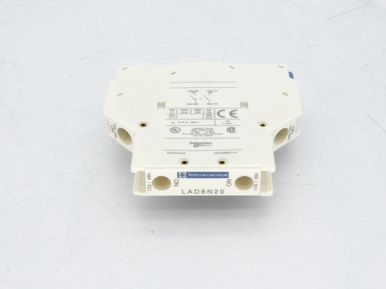 SCHNEIDER ELECTRIC TELEMECANIQUE LAD8N20 CONTACT BLOCK