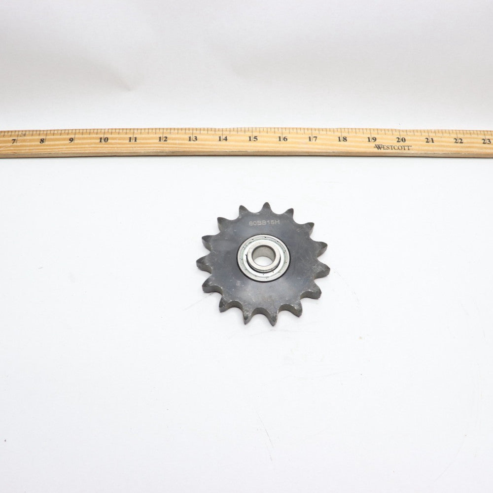 Idler Sprocket Steel 15-Teeth 5/8" Bore 60BB15H