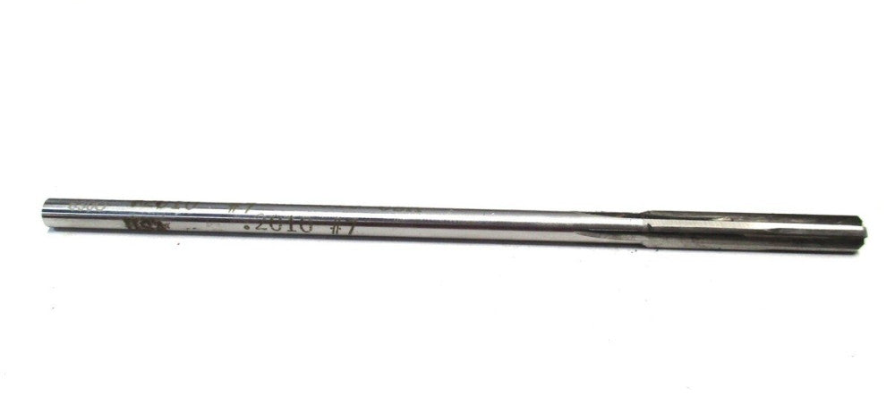 NEW (82001074) #7 13/64 x 11/64 x 1-1/8 x 4-1/2 4F RH Carbide Chucking Reamer