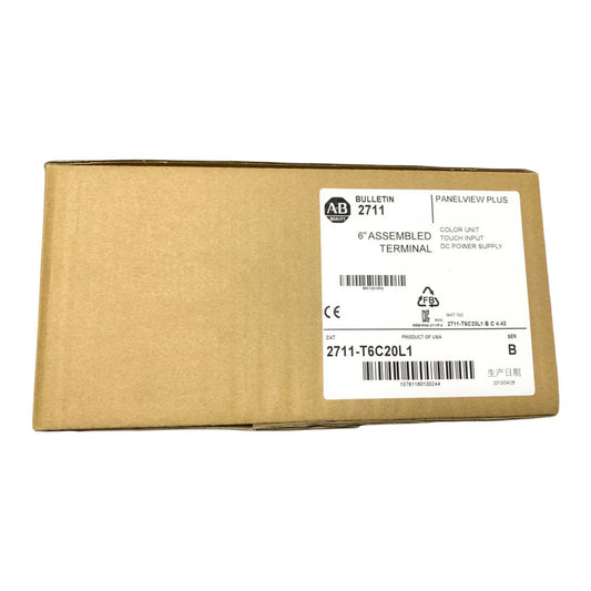 2711-T6C20L1 AB PanelView Standard Terminal Brand New in Box! Free Tariffs