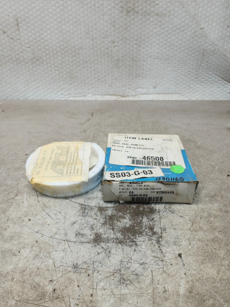 NEW IN BOX ITT SEAL CAGE 52-430-298-018