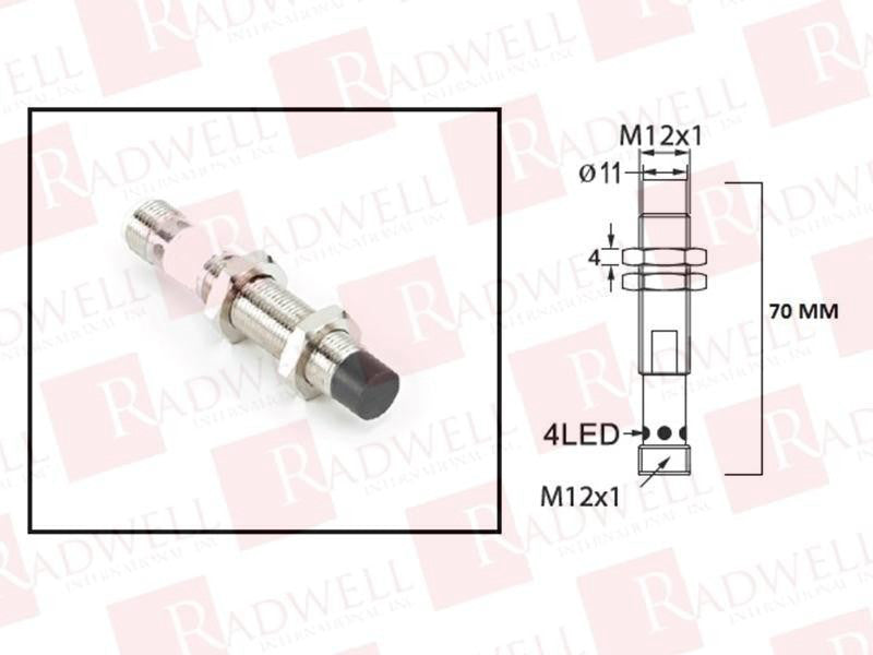 RADWELL VERIFIED SUBSTITUTE NI8U-EM12H-AP6X-H1141-SUB / NI8UEM12HAP6XH1141SUB (B