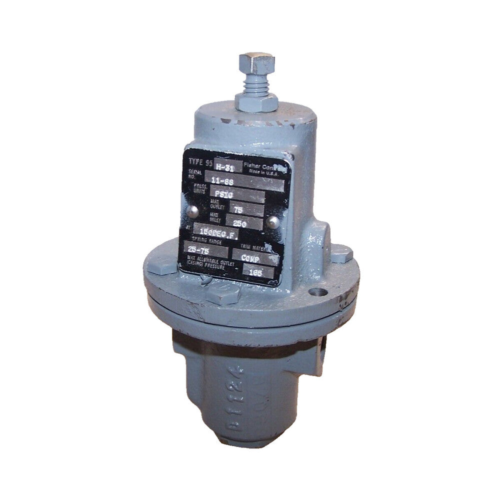 NEW FISHER CONTROLS 1/4"  PRESSURE REGULATOR 95 H-31  RANGE 75-250 PSIG 