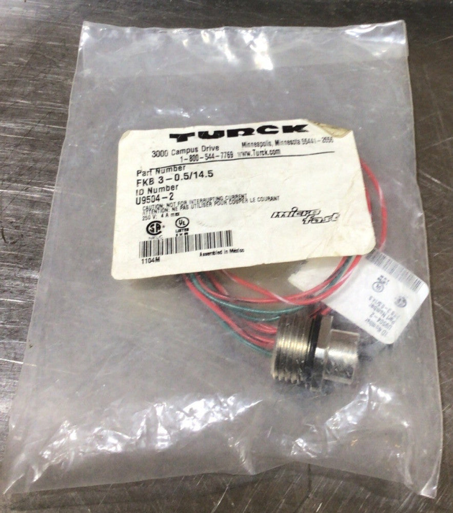 TURCK FKB 3-0.5/14.5 / FKB305145 (BRAND NEW)
