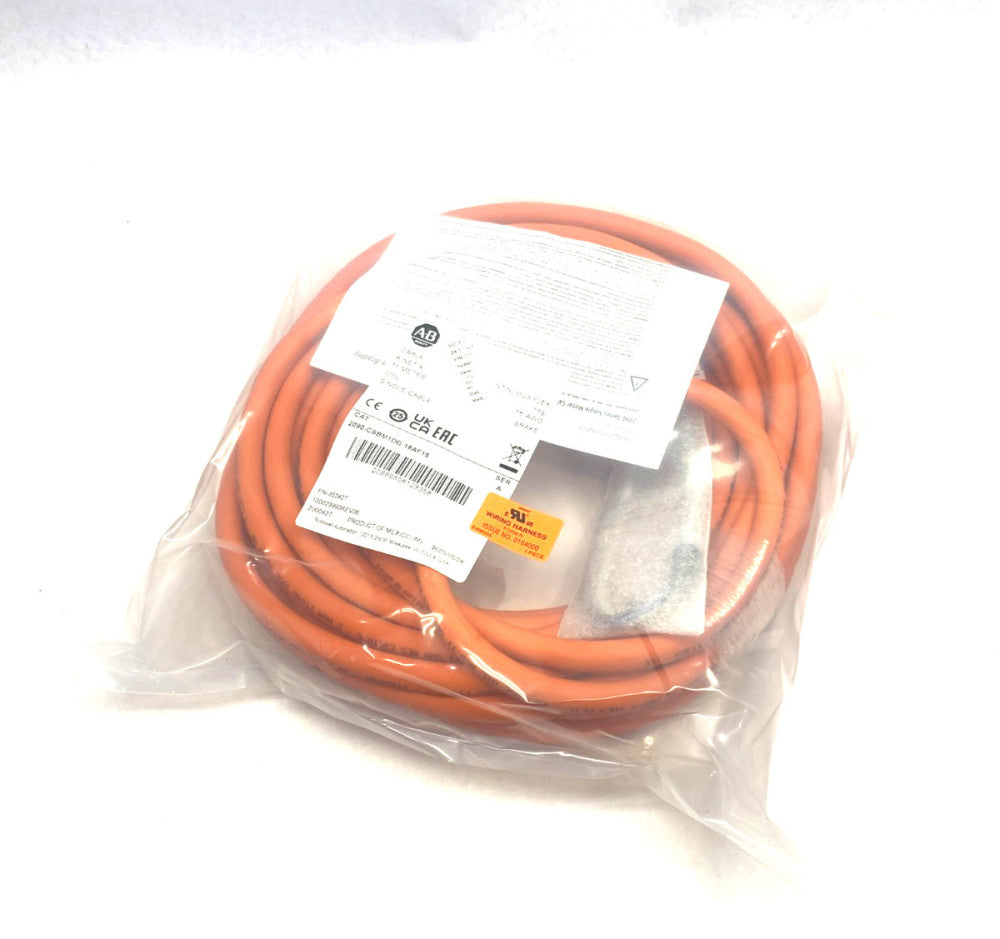 Allen Bradley 2090-CSBM1DG-18AF15 Ser A Kinetix Connection Cable 15m Cont. Flex