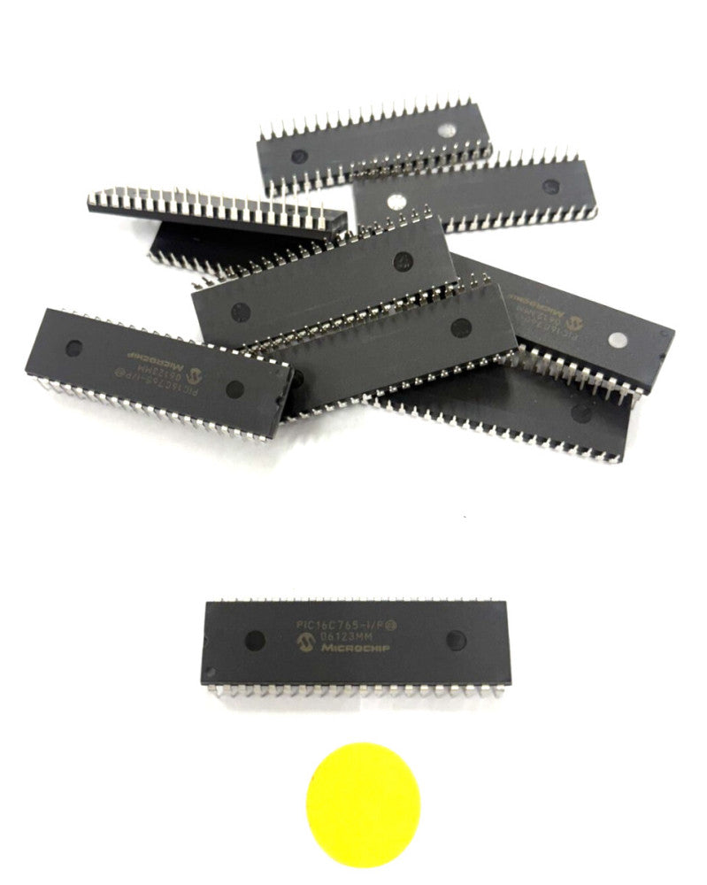 MICROCHIP INTEGRATED CIRCUIT MICROCONTROLLER PIC16C765-I/P 06123MM LOT OF 10