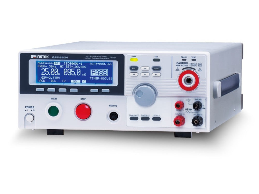 Instek GPT-9802 Hi-Pots Tester, AC 200VA AC/DC Withstanding Voltage Tester