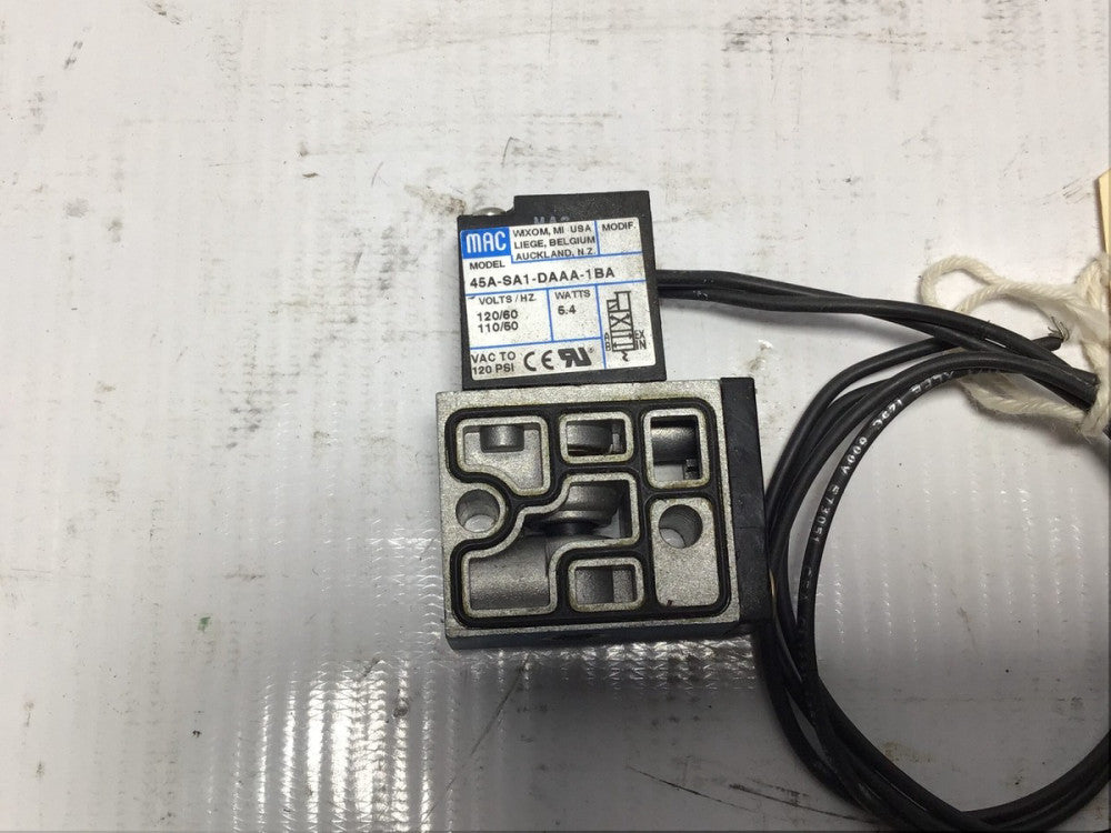 MAC 45A-SA1-DAAA-1BA SOLENOID VALVE COIL 110/120V 50/60HZ