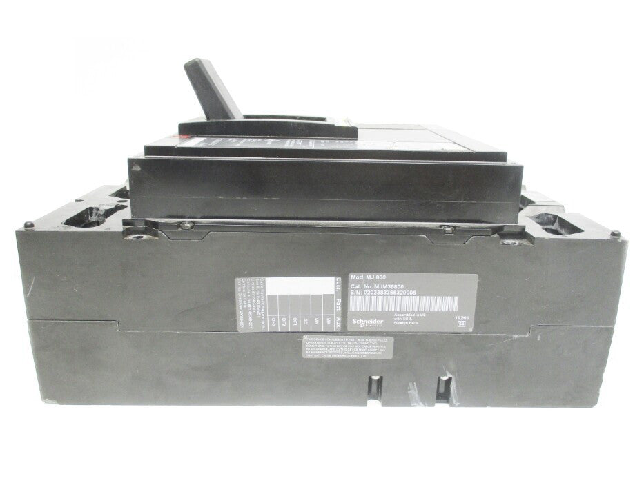 SQUARE D MJM36800 800A 600V (AS PICTURED) UNMP