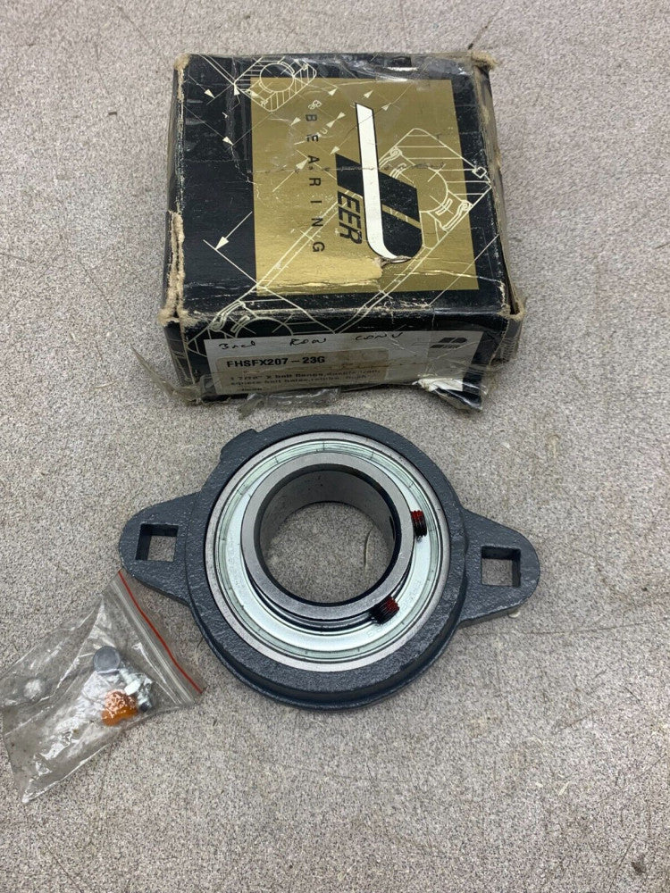 NEW IN BOX PEER 2-BOLT FLANGE BEARING 1-7/16" BORE FHSFX207-23G