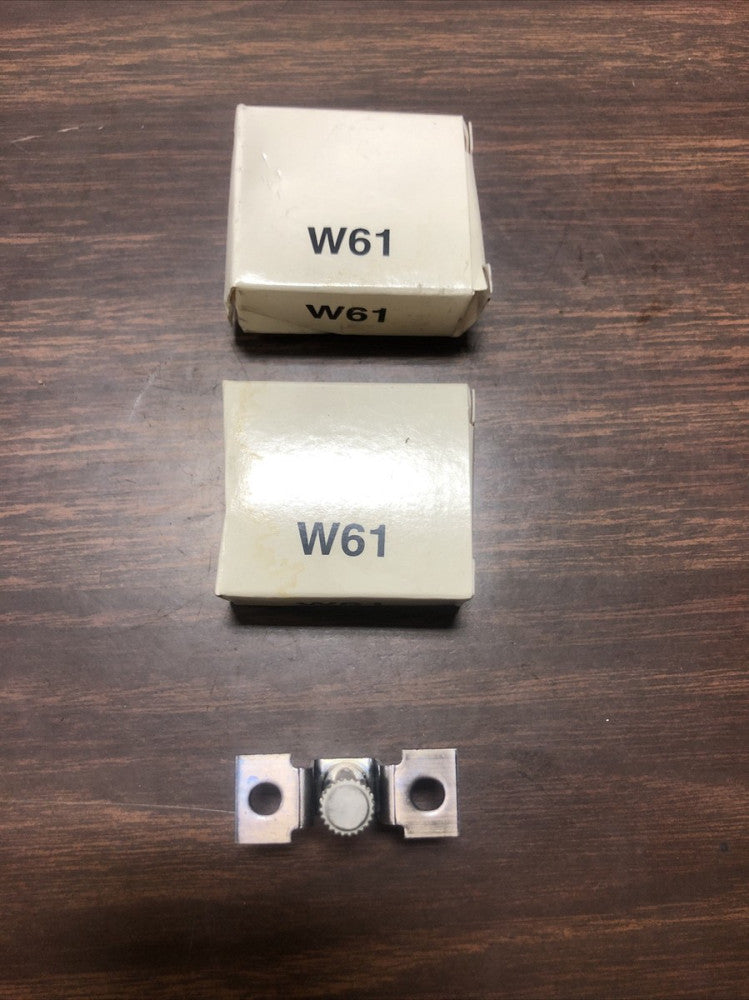 New Lot of (2) Allen Bradley W61 Thermal Overload Heater Elements