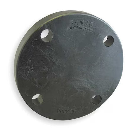 Zoro Select Afb300 Blind Flange, Polypropylene, 3", Class 150, 150 Psi Max