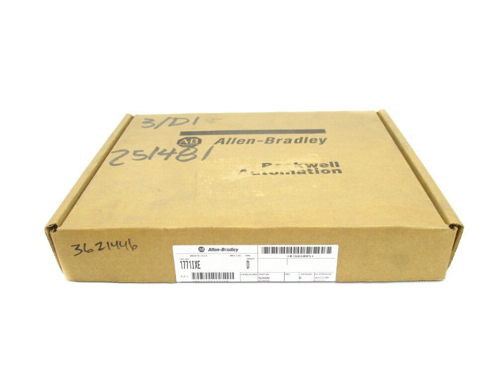 ALLEN BRADLEY 1771IXE SER. D F/W B DATE: 2008 NSFS