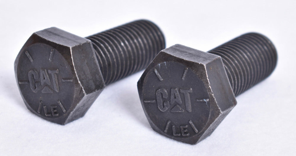 2 Count OEM CAT Caterpillar 1" Bolts 