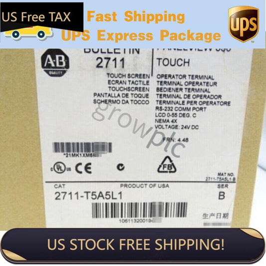 2711-T5A5L1 AB PanelView Standard Terminal Fast Shipping 2711T5A5L1 New