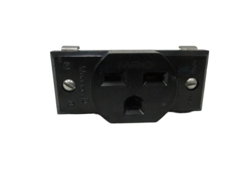WIREMOLD 2127GB 15AMP 250V GROUNDING RECEPTACLE 3WIRE NSNP