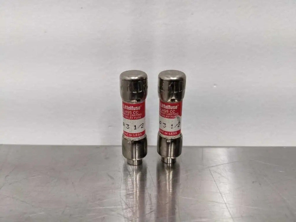 2 Pack Littelfuse KLDR 3 1/2A Current Limiting Time Delay Fuse 3.5 AMP 600VAC Cl