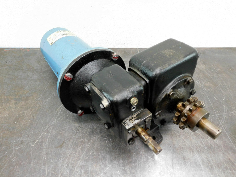 Pacific Scientific 90 VDC Gearmotor 3.5 Rpm 1/4 Hp PM Perfection Gear 500:1