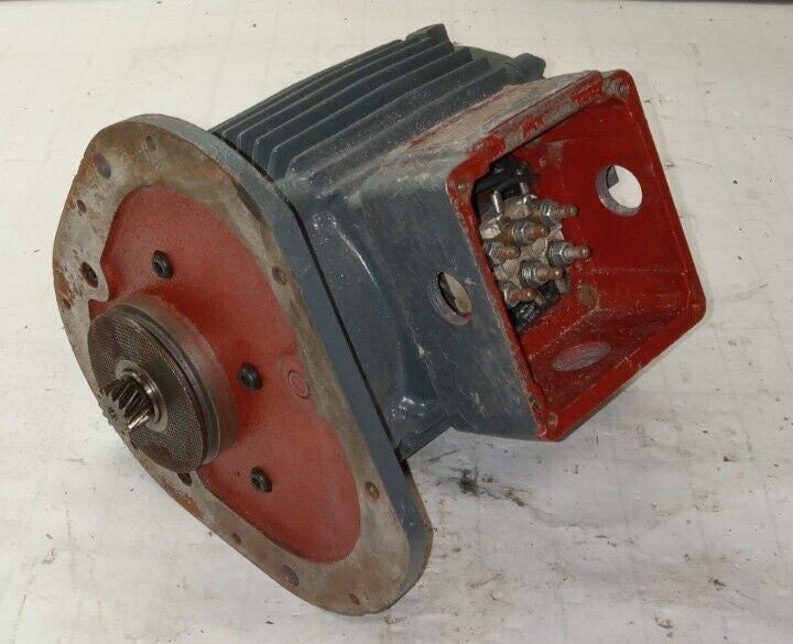 EBERHARD BAUER D-7300 .37 KW GEARMOTOR 460 V 3Ø 1600 RPM 1.6 RPM G73G01-10/DK74