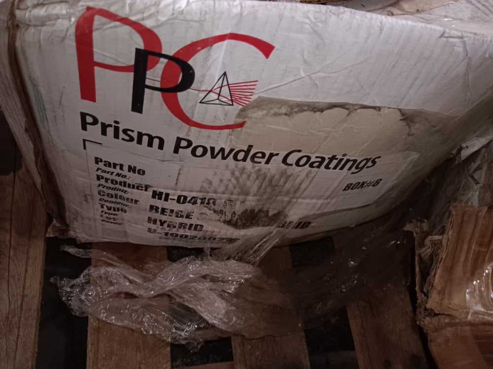 PRISM POWDER COATING HI-0418, BEIGE, HYBRID,  HIGH GLOSS, 55 LB BOX *SHIPS FREE*