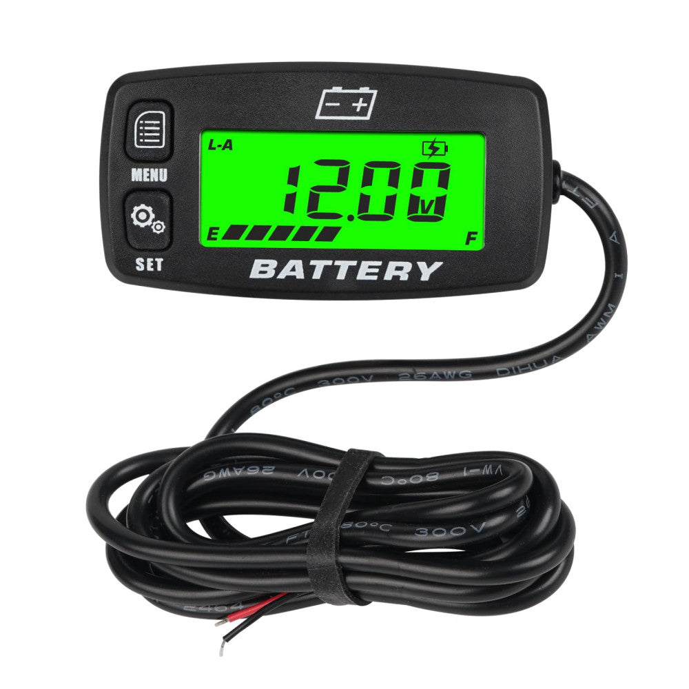 12V 24V 36V 48V Battery Indicator LCD Battery Capacity Voltage Monitor Gauge ...