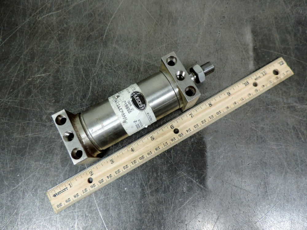 Aurora Pneumatic Air Cylinder Actuator Stainless Steel 1.5" x 2"