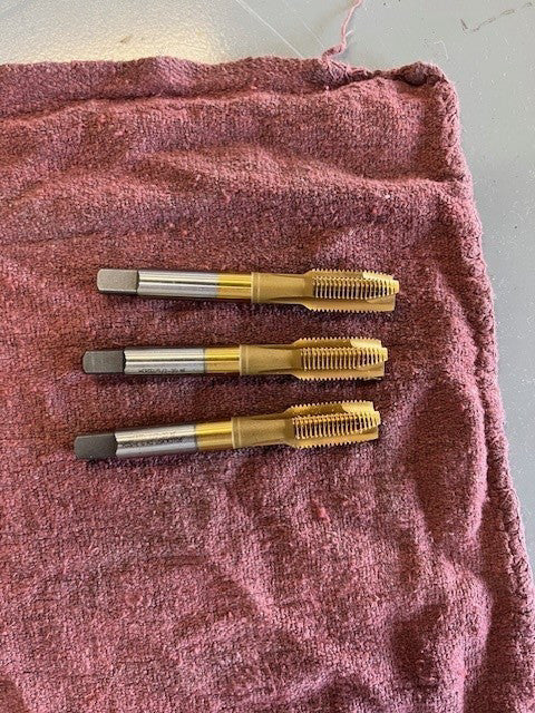 3 PCS/ HERTEL 1/2-20 NF , 3 FLUTES HSS-E G HR MADE IN USA - SEE PICS