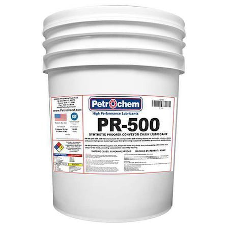 Petrochem Pr-500 5 Gal, Pail, Synthetic Oil, Amber