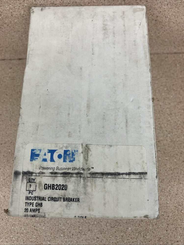 NOS - Eaton - GHB2020 Complete G-Frame Molded Case Circuit Breaker, 20A