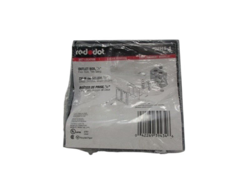 RED DOT 2IH5-1 OUTLET BOX NSMP