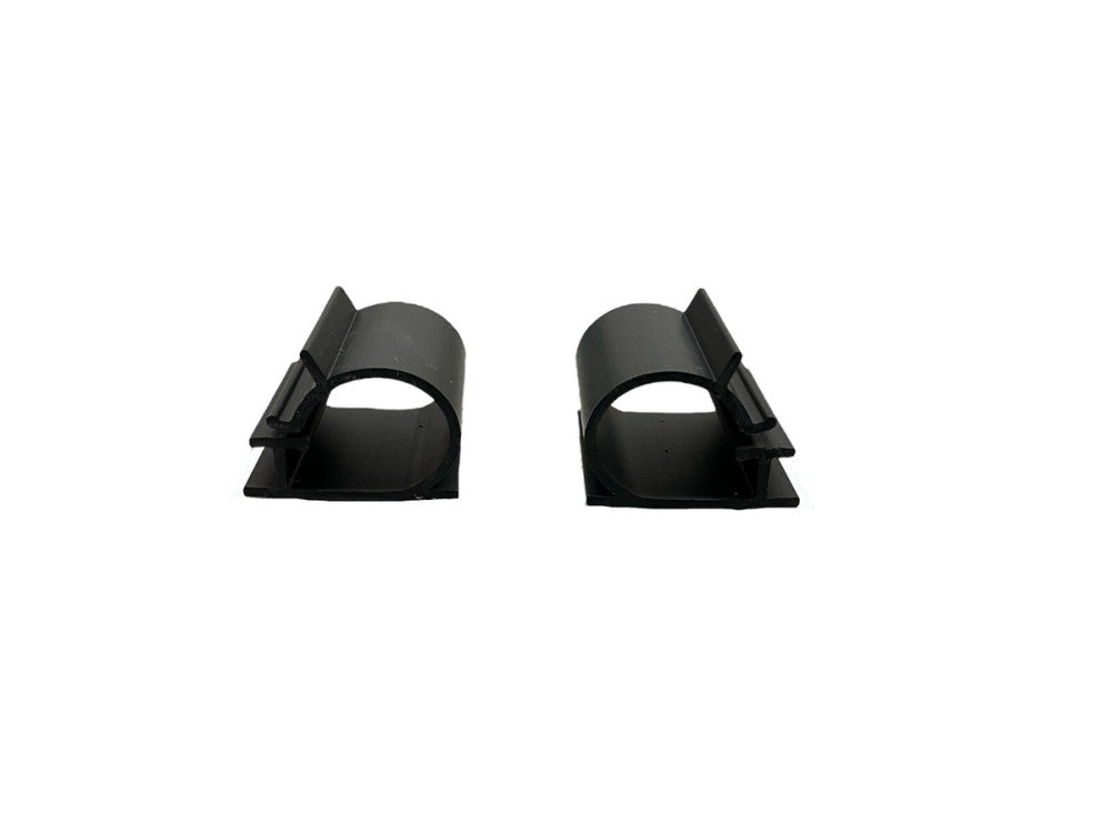 GL500RT  Adhesive Back Clip, Locking, Black  25-pk