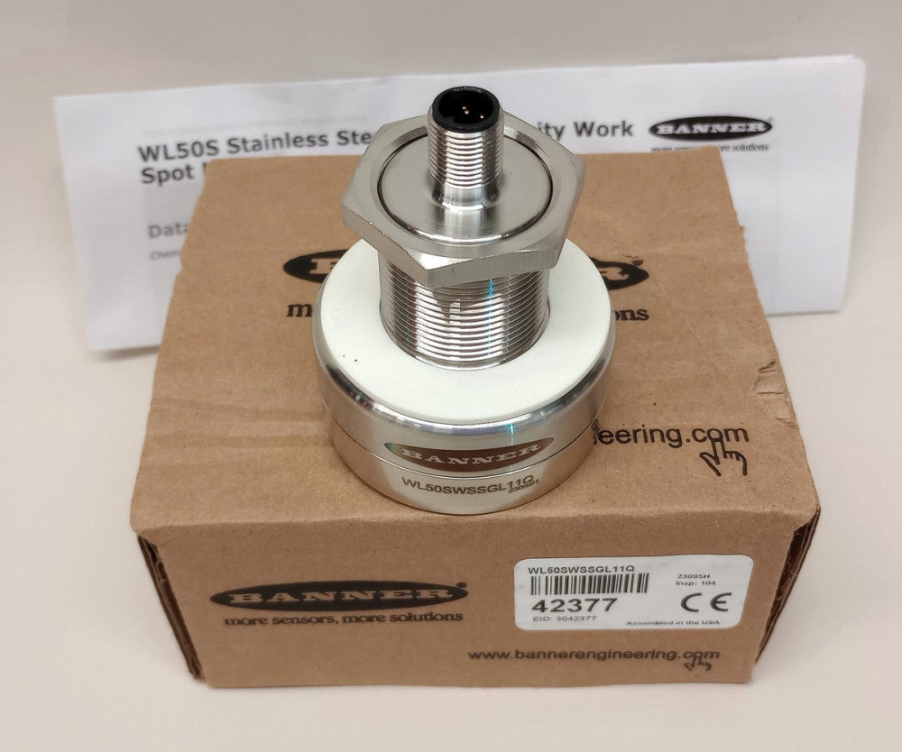 Banner WL50SWSSGL11Q Stainless Steel High Intensity Work Light 42377 5 Pin