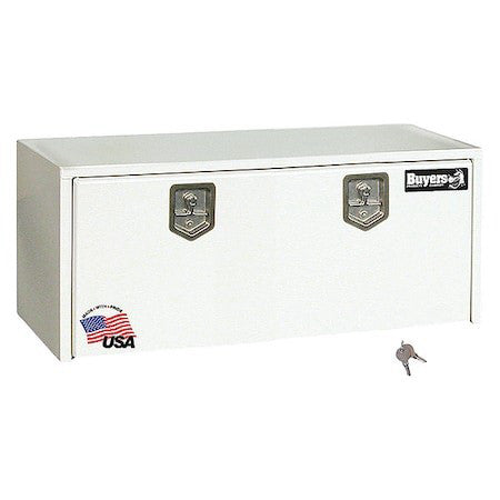 Buyers Products 1702410 18X18x48 Inch White Steel Underbody Truck Box