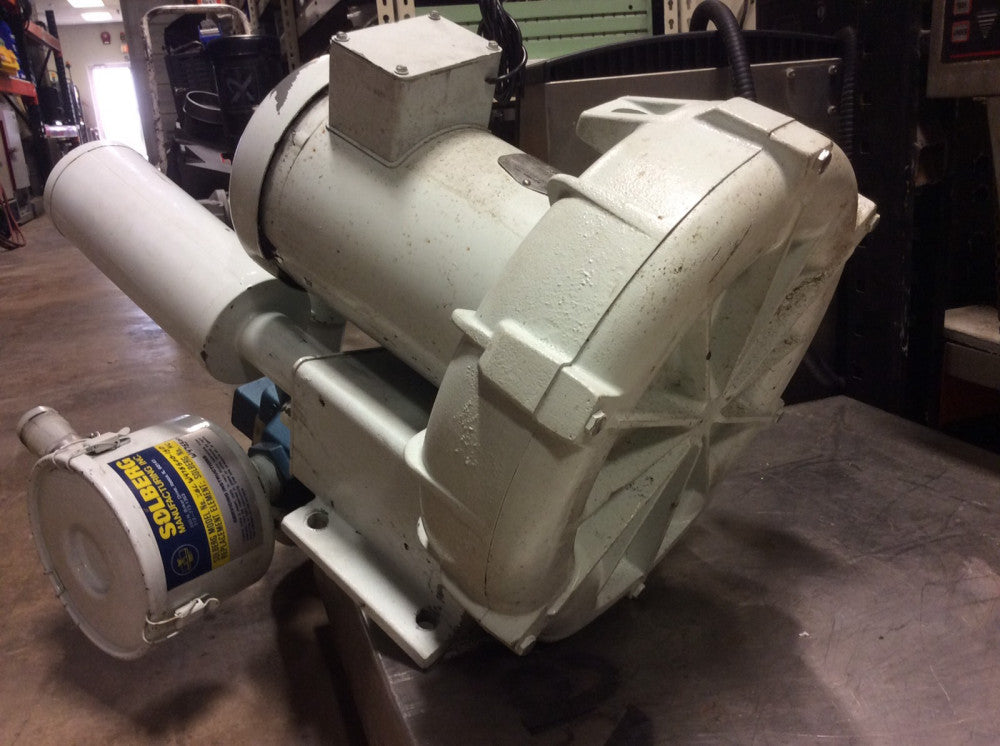 AMETEK EG&G ROTRON DR505AS72 REGENERATIVE BLOWER 2HP 230/460V 3PH 60Hz