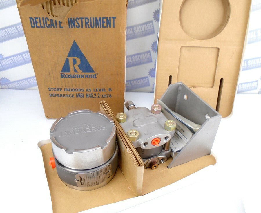 Rosemount - 1154 Alphaline Nuclear Pressure Transmitter 1154GP6RJ 0-40 PSIG NEW