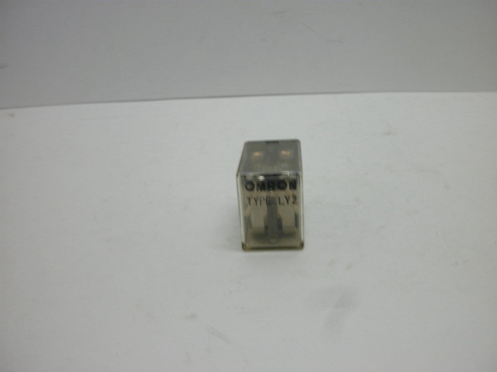OMRON LY2-AC100 GENERAL PURPOSE RELAY 10 AMP 8-BLADE DPDT COIL